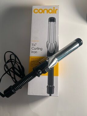 Conair 1¼" Curling Iron in Silver and Black - Professional Styling
